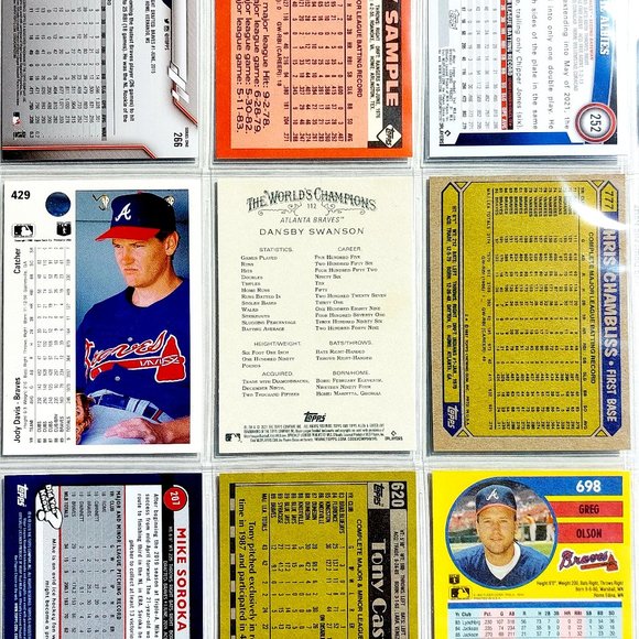 Atlanta Braves 46 Card Lot - BSBL [2_4] - Picture 13 of 13